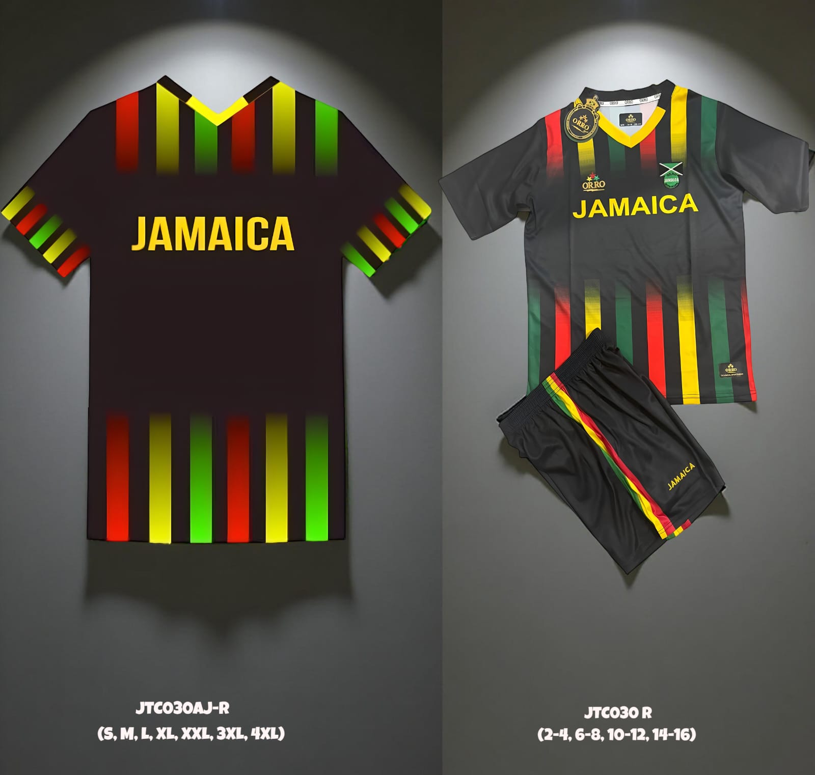 Treasure Yaad Jamaica national pride kids' jersey set