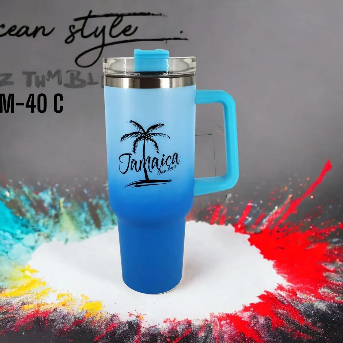 Treasure Yaad hot and cold travel mug with handle
