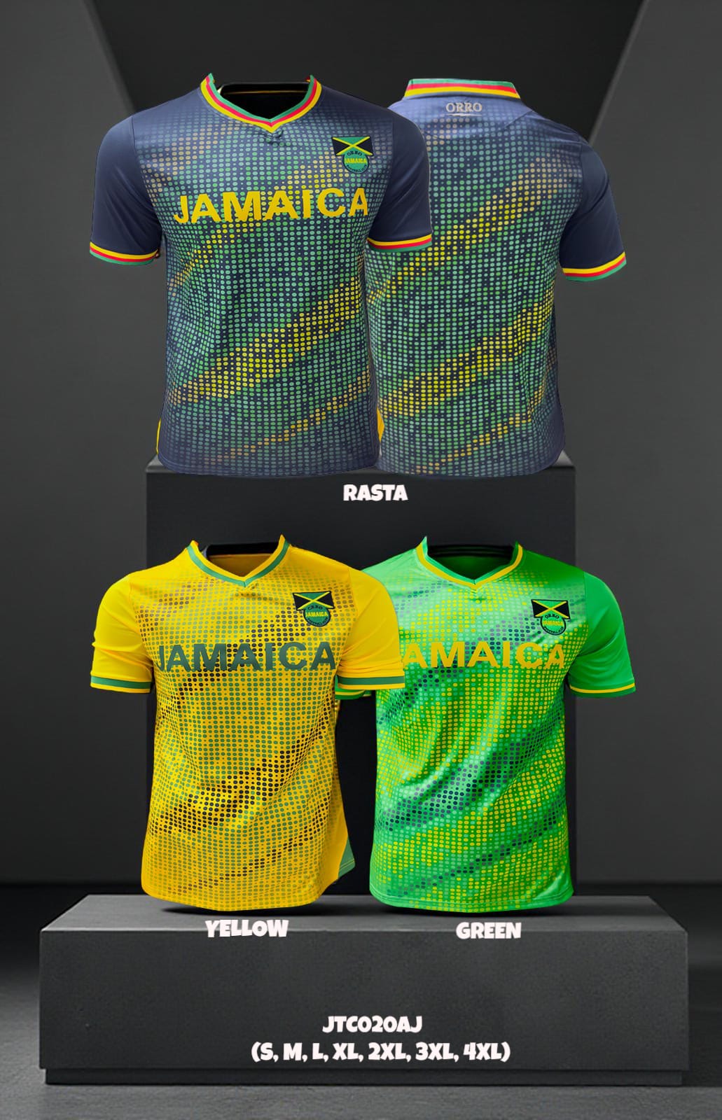 Treasure Yaad Jamaica Foot ball Jersey